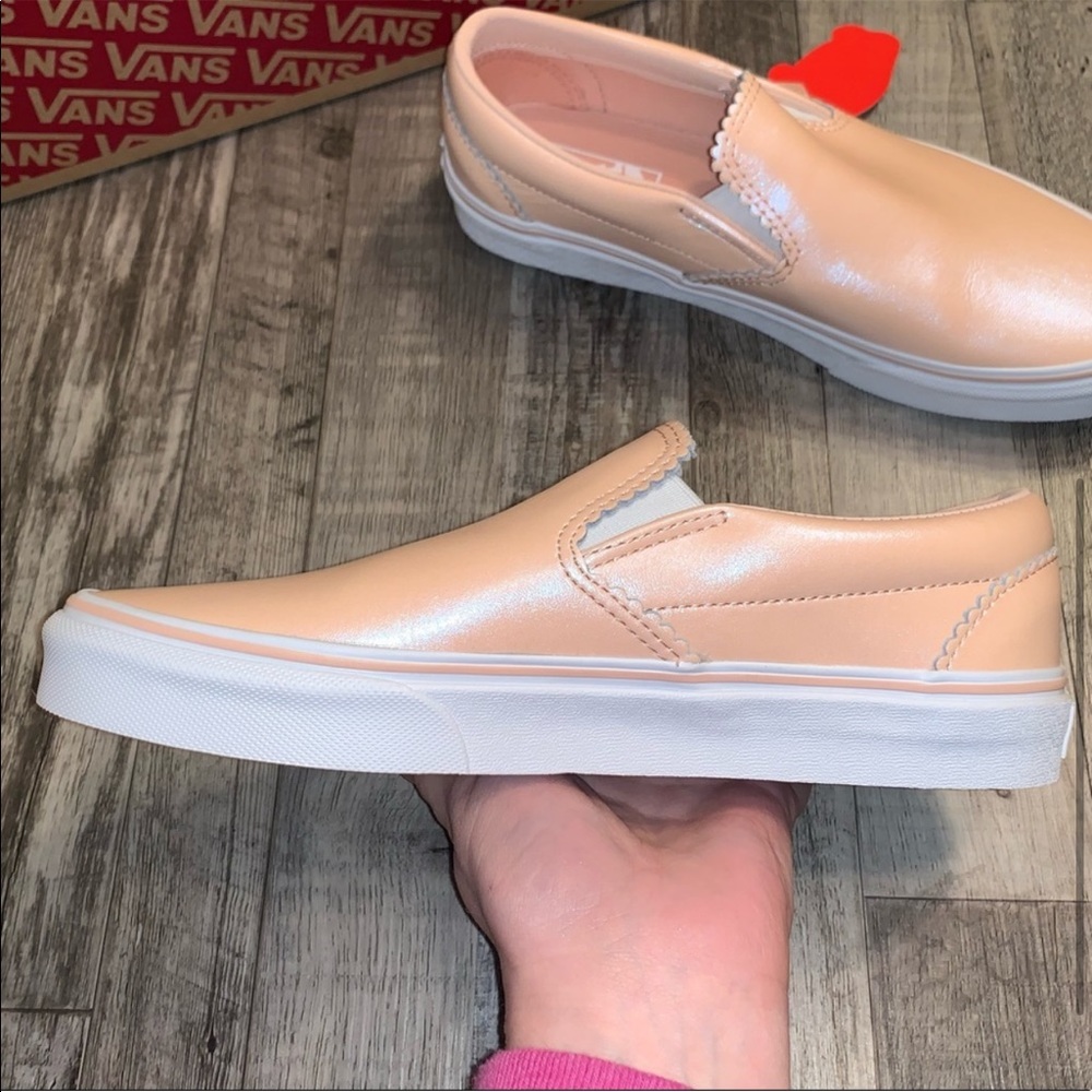 Vans pink pearl suede slip on shoes sneakers - Picture 4 of 6